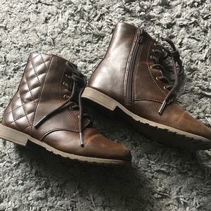 Brown children’s boots